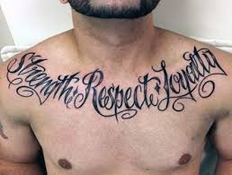 Tattoo Neck Male Design 16 Ideas For 2019 Loyalty Tattoo Chest Piece Tattoos Chest Tattoo Words