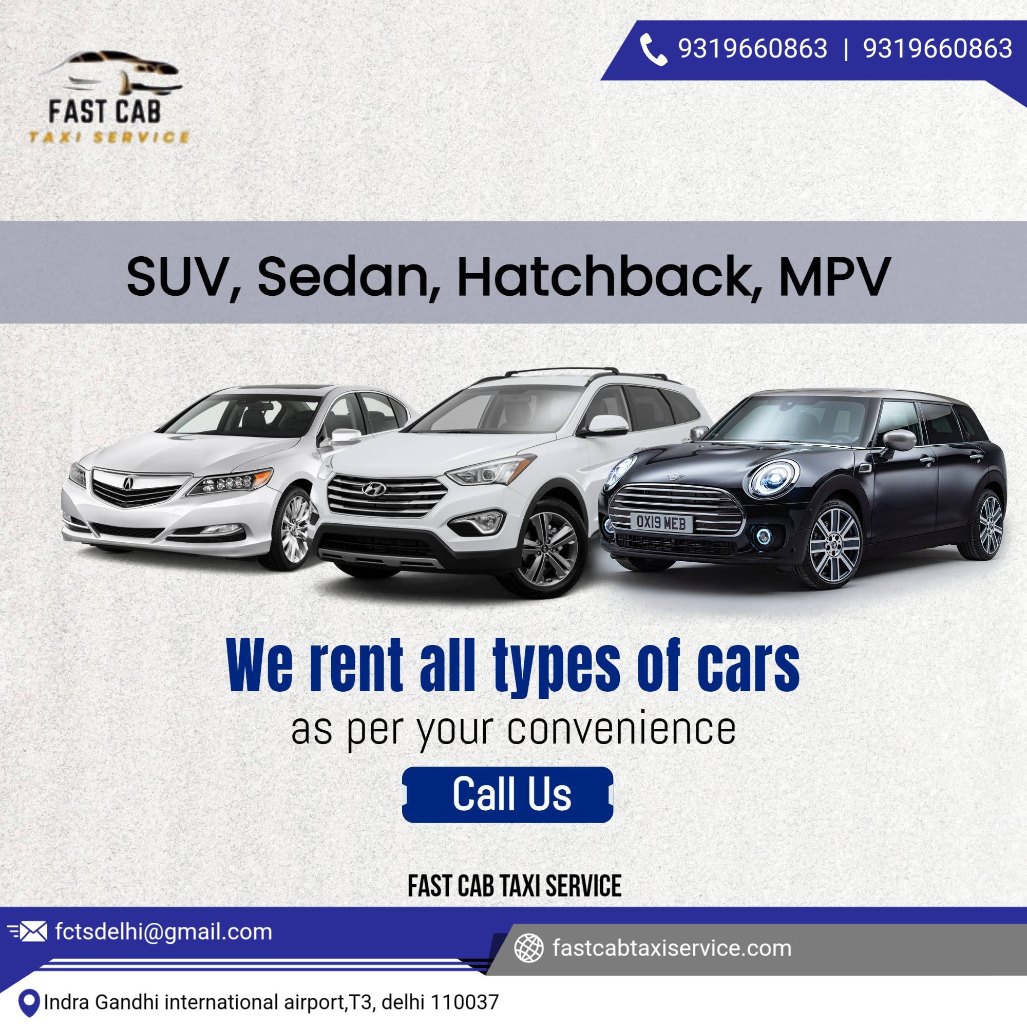 Fast cab taxi service delhi product image