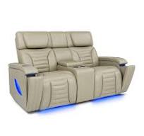 Causeuse modulaire électrique inclinable avec massage, chaleur et console -  3 mcx