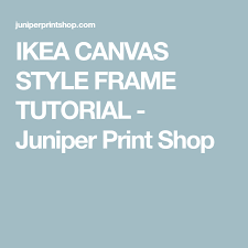 Oversized Frame Links And Tutorial Ikea Canvas Tutorial Frame