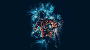 Choose from hundreds of free orange wallpapers. Artistic Spaceman Blue Orange 4k Wallpaper Best Wallpapers