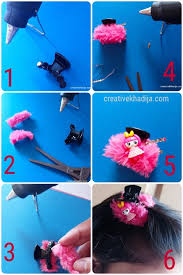 See more ideas about barrettes, hair clips diy, ribbon barrettes. 5 Minute Crafts For Kids Diy Girls Hair Clip Creative Khadija Easy Crafts