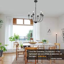 See more ideas about wrought, forged iron, lighting. Buy Derksic Black Farmhouse Chandelier 6 Light Wrought Iron Chandelier Rustic Candle Ceiling Pendant Light Fixture For Dining Room Kitchen Island Living Room Foyer Bedroom Entryway Online In Indonesia B088fbvdc2