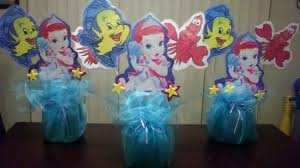 Baby Ariel Centerpieces Mermaid Theme Party Mermaid Baby Showers Party Themes