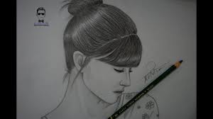 تعلم رسم وجه فتاة بشكل جانبي مع الخطوات للمبتدئين بورتريه youtube art drawings simple girl drawing sketches art