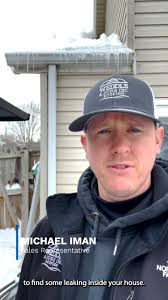 Ice Damming can be a big problem after a snow storm. Give us a call to  check out any problems you might notice. #icedamming #roofersofinstagram  #localroofer #HomeCare #RoofCare