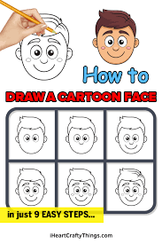 This article shows some of the methods suitable for use to provide your cartoon faces with emotions. Cartoon Face Drawing How To Draw A Cartoon Face Step By Step