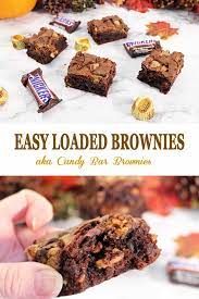 Easy Loaded Brownies Recipe Dessert Recipes Easy Dessert Bar Recipe Brownies Easy