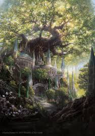 Temple Garden Promo From Magic The Gathering By Alayna On Deviantart Fantasy Art Landscapes Fantasy Artwork Fantasy Landscape