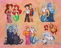 Little Mermaid Vs Hercules By Daekazu On Deviantart Disney Art Disney Fan Art Disney World Princess