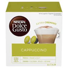 It tastes amazing and love each frothy cup that i brew. Nescafe Dolce Gusto Cappuccino Coffee Pods X 16 Morrisons