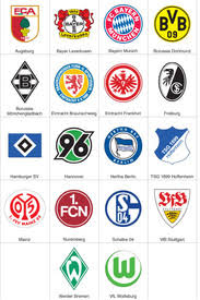 It began on 13 august 2021 and will conclude on 14 may 2022. Fussball Deutsche Bundesliga Teamabzeichen 2013 14 Infographic