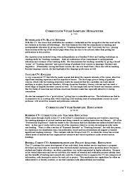 For the record, that wasn't one of our cover letter examples. Cvs Cover Letters Teaching Portfolio Free Download