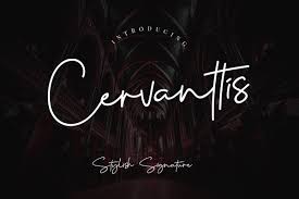 The alternates are accessible by turning on 'stylistic. Free Cervanttis Signature Script Font Creativetacos