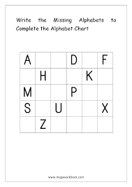 Free English Worksheets Alphabetical Sequence