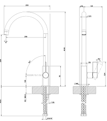 gessi 17159 kitchen sink mixer specs