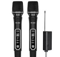 1/4 professionale 1/8 uscita microfono dinamico cardioide senza fili  Karaoke microfono Push Talk funzione per Smart TV PC