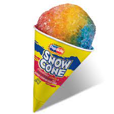 The Good Old Rainbow Snow Cone By The Time I Got To The End It Was Just Cold Purple Syrup