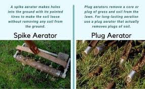 The more of these your aerator has, the more aeration cores should be around 3 inches deep, up to 0.75 in diameter, and these plugs should be up to 3 inches apart. Spike Vs Plug Aerator Which One To Use How They Work Cg Lawn
