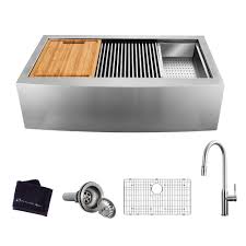 farmhouse/apron front stainless steel