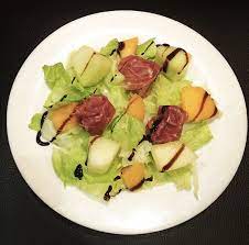Roast beetroot soup with caramelised onion and blue cheese toasts Satisfying Starters 1 Prosciutto And Melon Salad Helen S Healthy Living Dream Cuisine