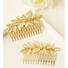 Gold leaf is gold that has been hammered into thin sheets (usually around 0.1 µm thick) by goldbeating and is often used for gilding. 1pc Fashion Punk Women Girls Gold Leaf Hair Comb Hair Clip Hairpins Barrettes Headwear Wedding Hair Accessories Buy At The Price Of 0 77 In Aliexpress Com Imall Com