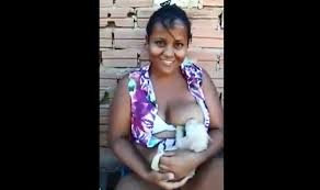Well Damn This Lady Really Out Here Breastfeeding A Puppy Rewind Clip Video