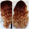Balayage Black And Copper Hair