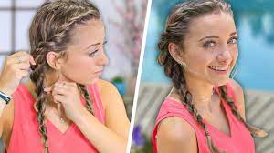 Start sectioning the hair and highly moisturize the roots. Brooklyn S Easy Diy Summer Hairstyle Rope Twist Combo Youtube