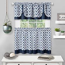 The most common navy plaid valances material is cotton. Navy Blue Valances Bed Bath Beyond