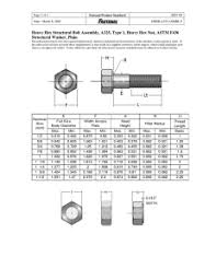 Stud Bolts Astm A193 Sa193 B7 Stud W 2h Heavy Hex Nut Plain