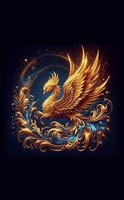 黄金鳳凰幸運スマホ待受2 | フリーイラスト.jp