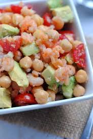 Just poach the shrimp until they're plump and tender, then chop them and mix with creamy and flavorful ingredients like sour cream, mayo, herbs. Healthy Shrimp Avocado Salad Bake Me Some Sugar