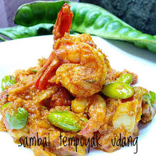 Ikan nila 1 ekor (500 gr) tempoyak 200 gr cabe 50 gr kunyit 2 ruas ibu jari serai 1 btg gula 4. Sambal Tempoyak Udang Petai By Novita Atmaja Langsungenak Com