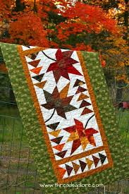 Fall Quilt Table Runner Gift For Grandma Fall Quilts Quilted Table Runners Patterns Fall Table Runners