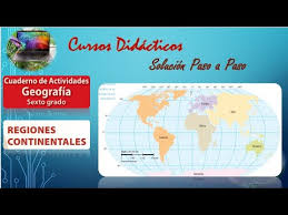 Atlas basecs5 v12 cap 1.indd 1. Regiones Continentales 6to Grado Cuaderno De Geografia Youtube
