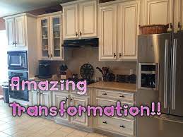 Everyone at creative cabinets and faux finishes was extremely professio.nal, helpful and prompt. Faux Glaze Finishing Kitchen Cabinets With Hvlp Gun How To Paint Oak Cabinets White Youtube