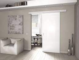 Diverse sono le aziende che hanno in catalogo porte scorrevoli esterno muro economiche. Libbry Kit Allows The Installation Of A Surface Mounted Sliding Wooden Door Panel It Is Suppl Porte Scorrevoli Esterne Porte Scorrevoli Porte Vetro Scorrevoli
