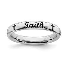 Black And Silver Wedding Band For Her Faith 3 50 Mm Sterling Silver Comfort Fit Wedding Band Promise Etsy In 2020 Comfort Fit Wedding Band Wedding Bands Plain Wedding Band