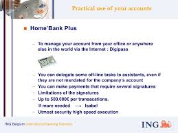 Go to home bank plus login page via official link below. Ing Belgium