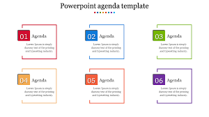 Agenda powerpoint templates & agenda powerpoint slides. Multi Color Powerpoint Agenda Slide Template