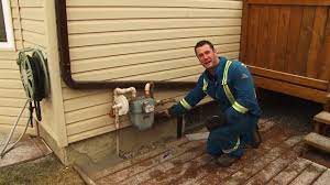The safest is with a gas plug safety quick disconnect. Gas Lines Outdoors Calgary 403 815 6507 Youtube