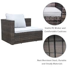 The small modular garden sofa set from the featuredeco offers the complete package if you are looking to create a new living space within your garden. Gagbsbtwx3nxhm
