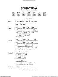 Rice Cannonball Sheet Music For Guitar Chords Pdf