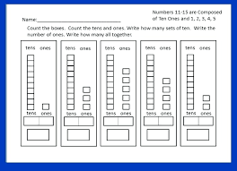 Tens and ones place value worksheet for kindergarten. Copy Place Lessons Tens Worksheets Sumnermuseumdc Org