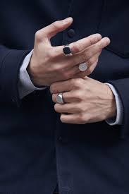 Rings By Tom Wood Available At Www Grandpastore Com Acessorios Masculinos Terno E Gravata Acessorios