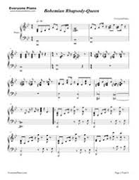 Playing bohemian rhapsody sheet music. Bohemian Rhapsody Queen Free Piano Sheet Music Piano Chords