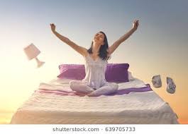 Woman S Dreams Pretty Girl Is Flying In Her Bed Trough Star Sky Pretty Girls Creative Posters Sleep