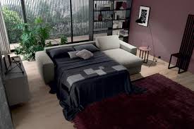 A solid frame and strong sense of presence. Spike Corner Sofa Bed Or Linear With Soft Cushions
