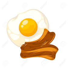 See bacon and eggs stock video clips. Vector Breakfast Food Icon Of Healthy Food Eggs And Bacon Royalty Free Cliparts Vectors And Stock Illustration Image 62567337